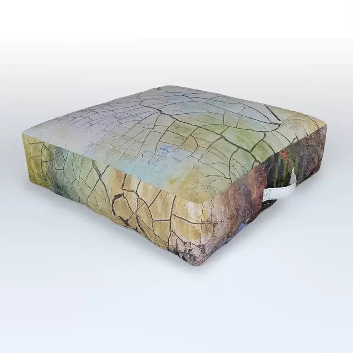 abstract art with crackle outdoor cushion for sale canada