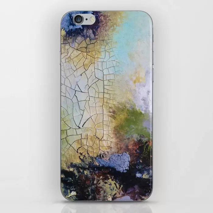 abstract art with crackle iphone skins for sale canada