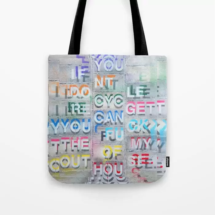 If You Don't Recycle (White Text) Tote Bags