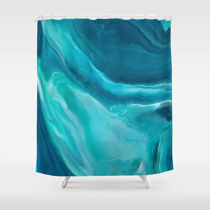 kalamalka lake art shower curtain for sale kelowna bc