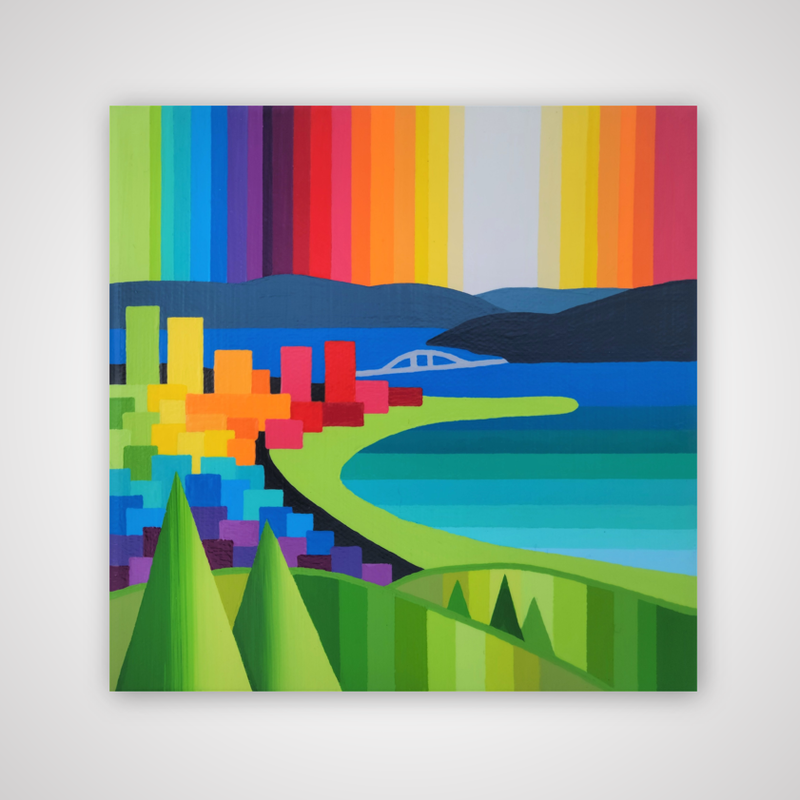 kelowna-abstract-painting-danielle-harshenin-barcode-landscapes