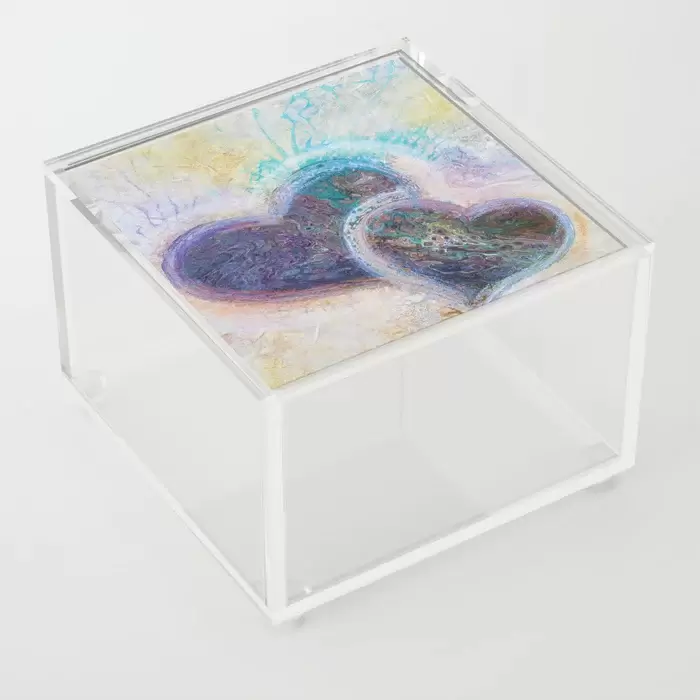 Mother's Day abstract art acrylic box