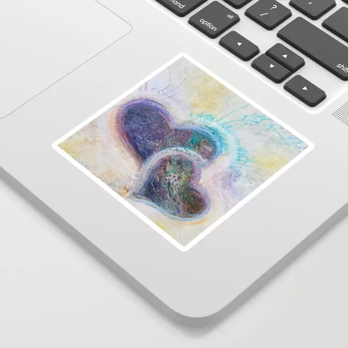 Mother's Day abstract art stickers