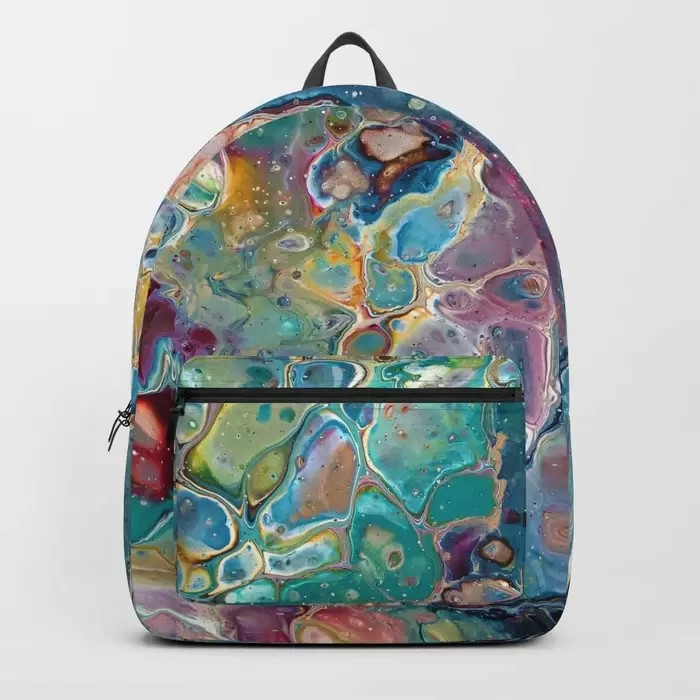 Okanagan Lake artwork backpack for sale Kelowna BC