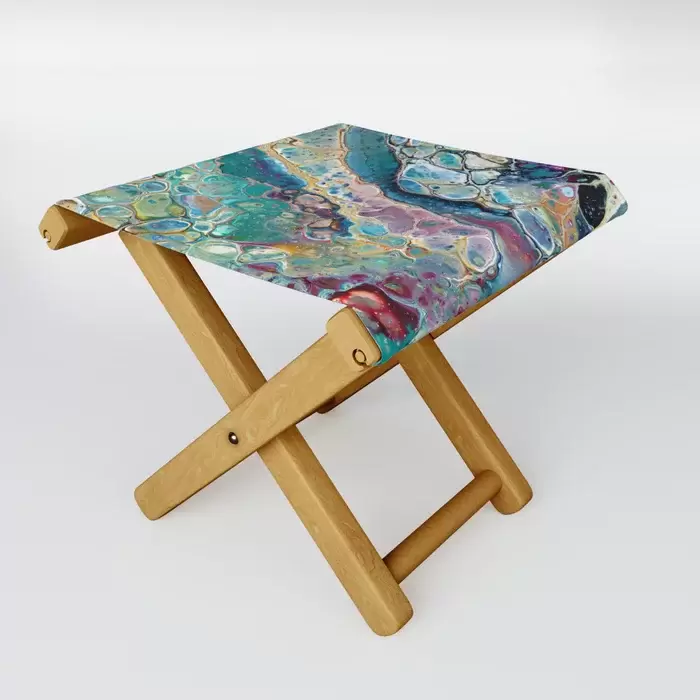 Okanagan lake art folding stool for sale Kelowna BC