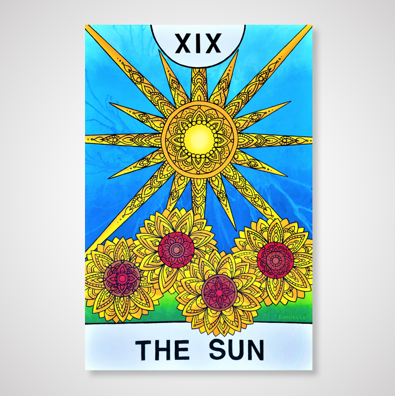 the sun tarot card painting for sale in canada