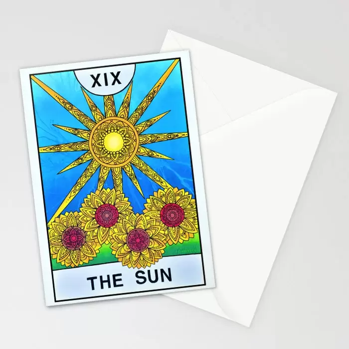 the sun tarot card stationary cards for sale canada