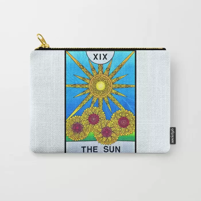the sun tarot card carry all pouch for sale canada