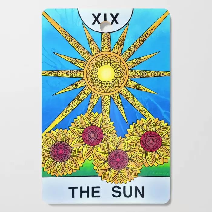 the sun tarot card cutting board for sale canada