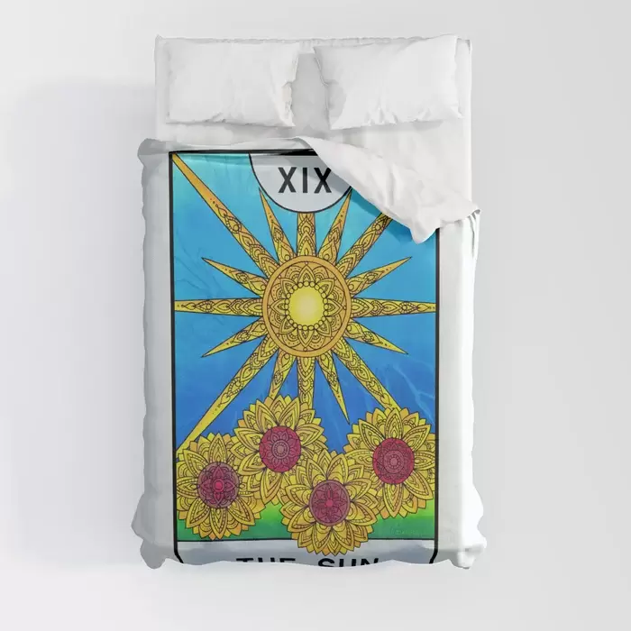 the sun tarot card duvet covers for sale canada