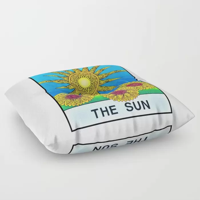 the sun tarot card floor pillows for sale canada
