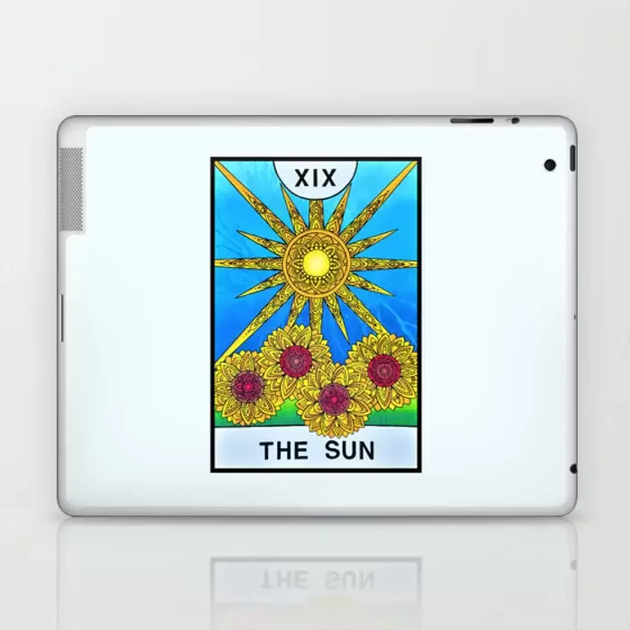 the sun tarot card laptop skin for sale canada