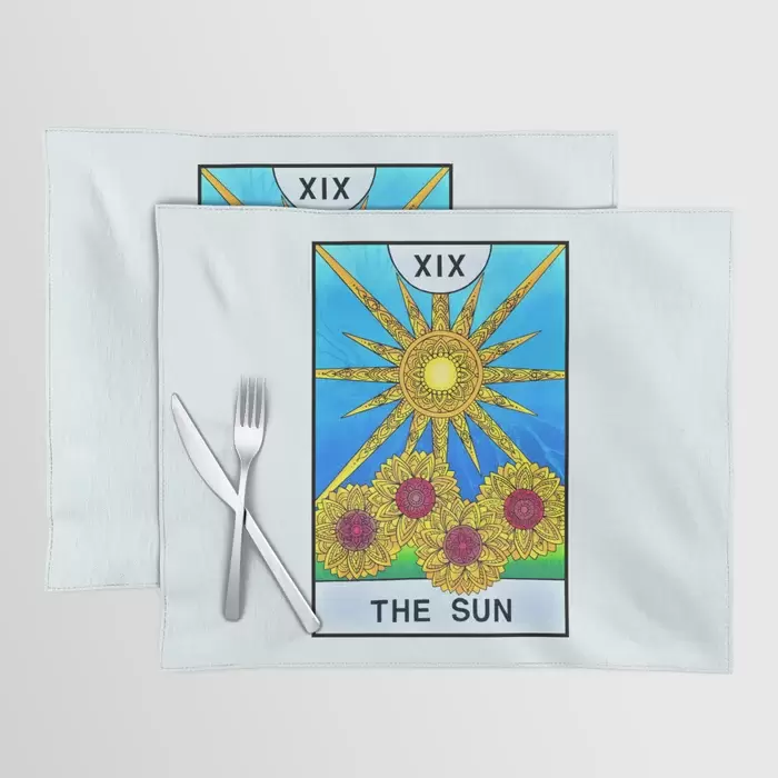 the sun tarot card placemats for sale canada