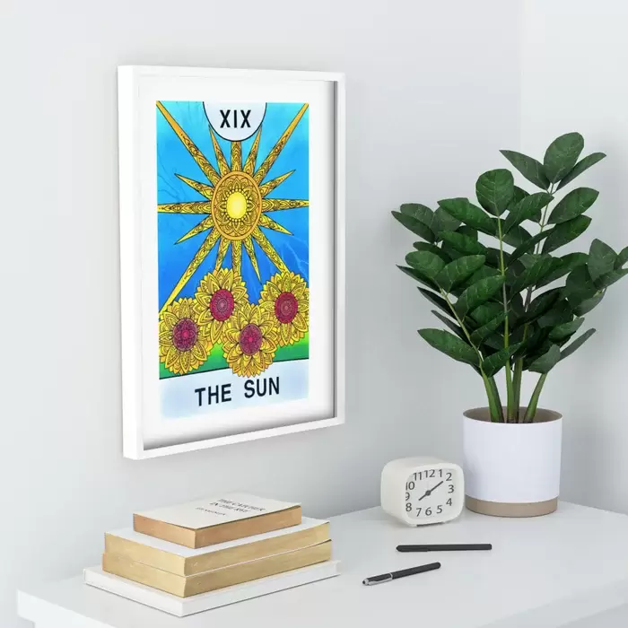 The Sun Tarot Card Wall Art For Sale Canada