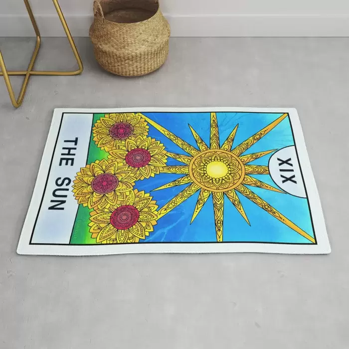 the sun tarot card rugs for sale canada