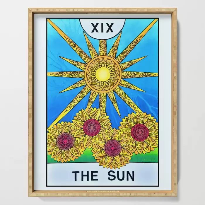 the sun tarot card serving trays for sale canada