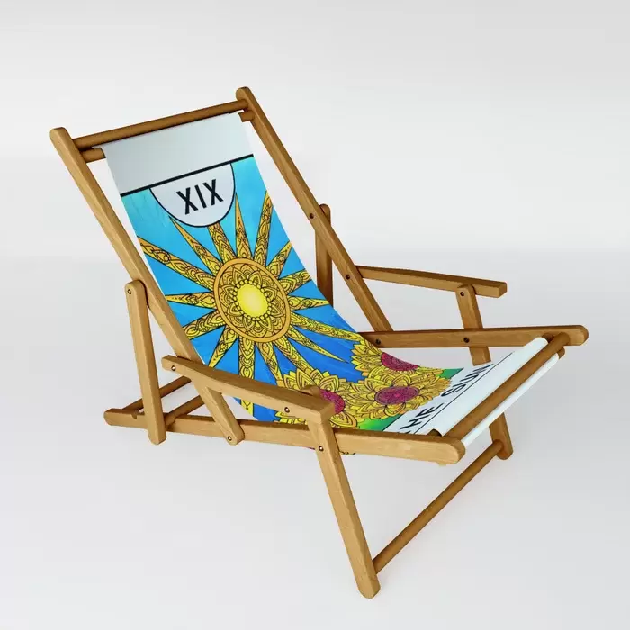 the sun tarot card sling chair for sale canada