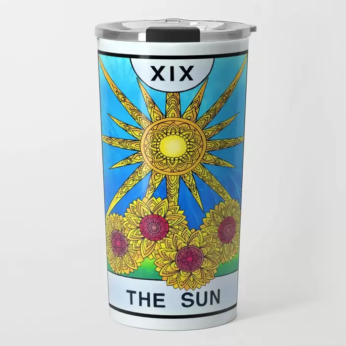 the sun tarot card travel mugs for sale canada