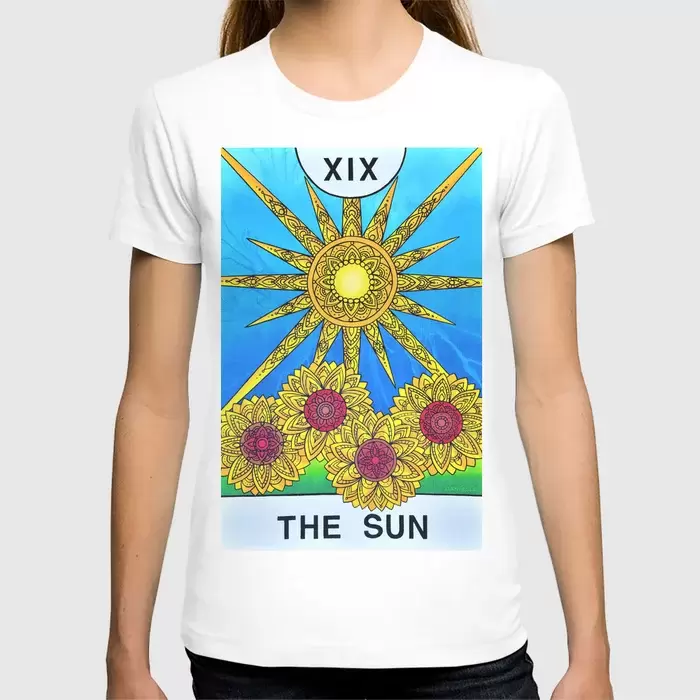 the sun tarot card t-shirts for sale canada