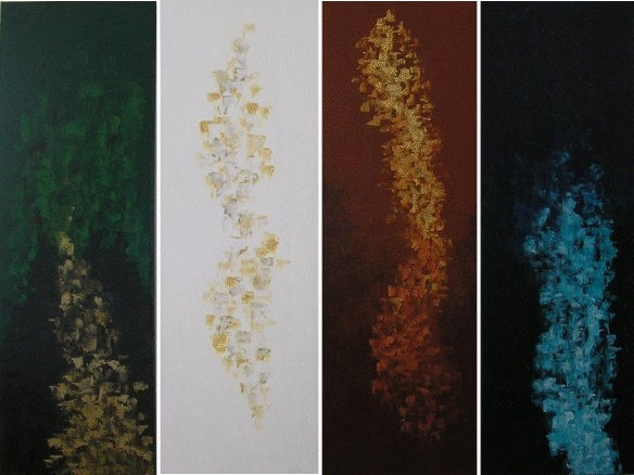 The Elements. Original Painting by Danielle Harshenin (2007)